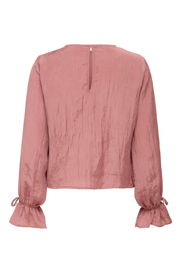 JDY Blusa manga larga fluida rosa