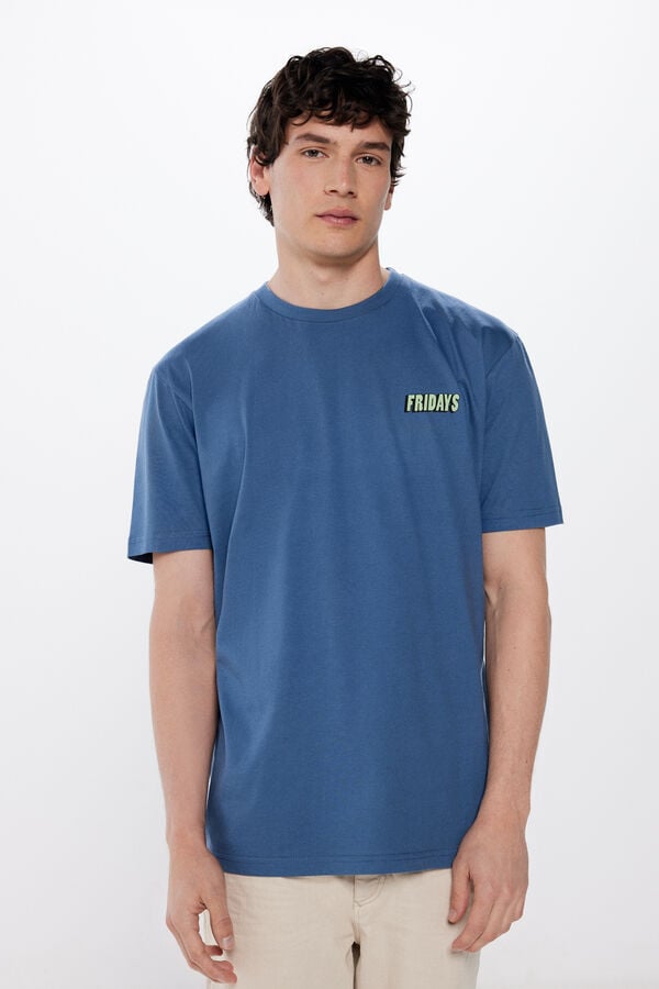 Springfield Camiseta fridays azul