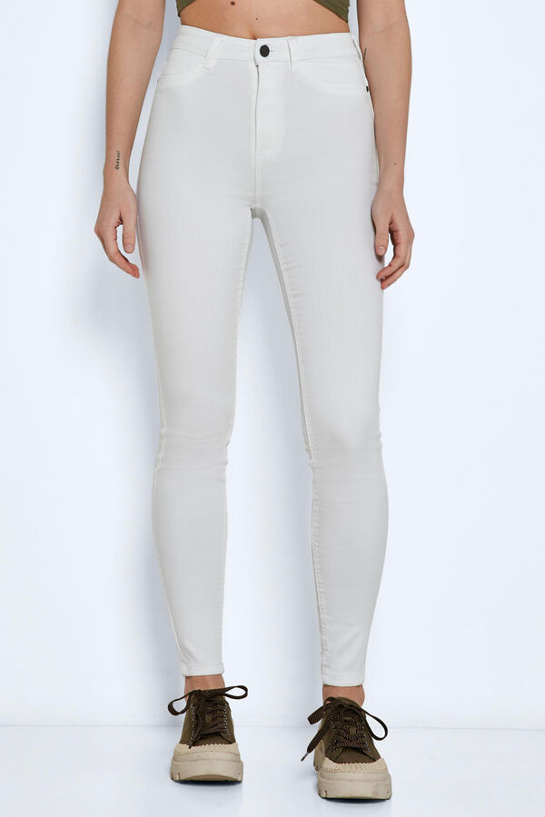 Springfield Jeans skinny blanco