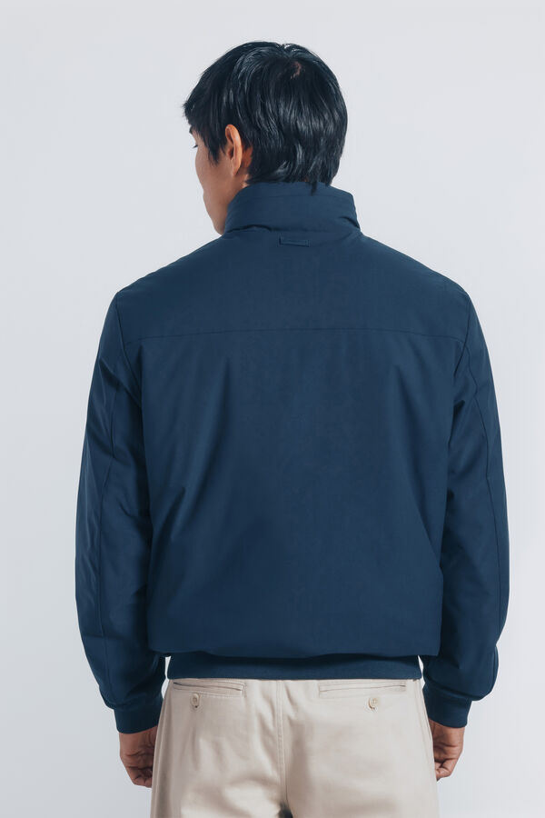 Springfield Casaco t&eacute;cnica acolchoada azul