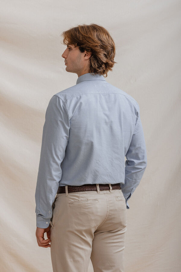 Celopman Camisa Oxford azul