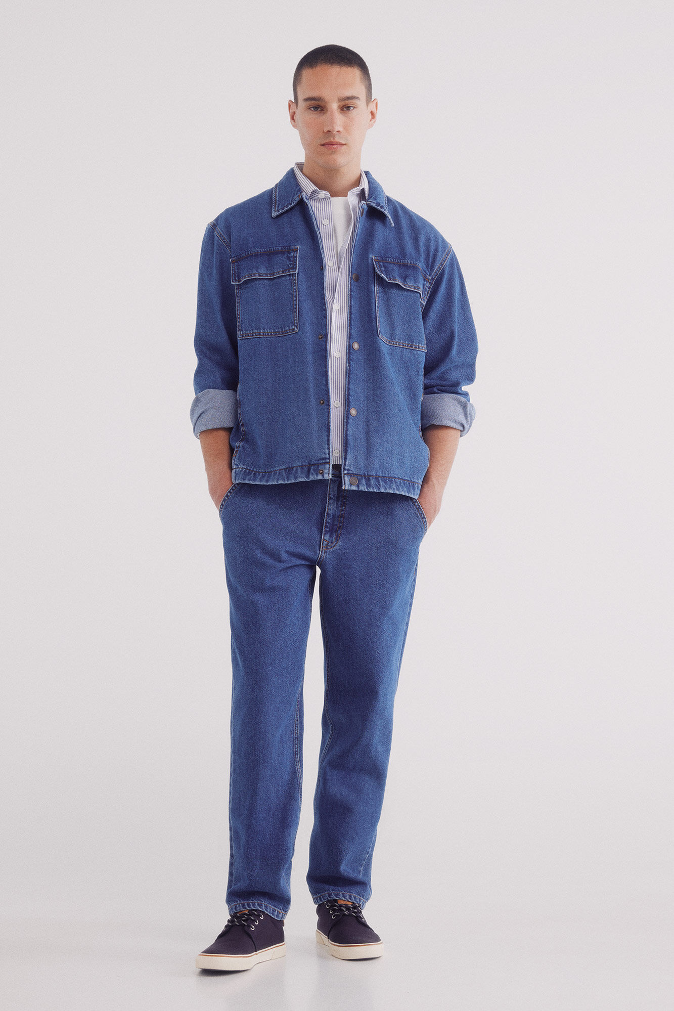 Springfield Cazadora vaquera oversize fit