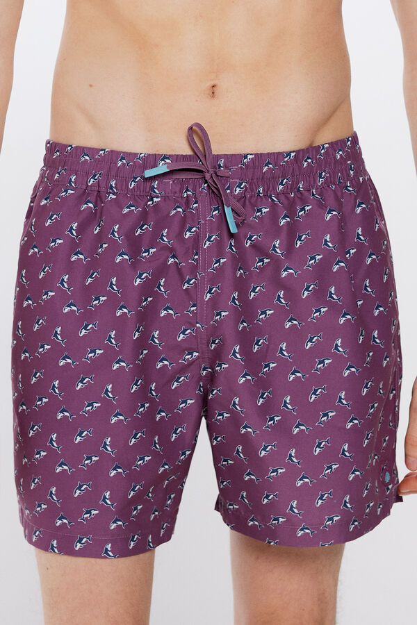 Springfield Fato de banho estampado orcas rosa