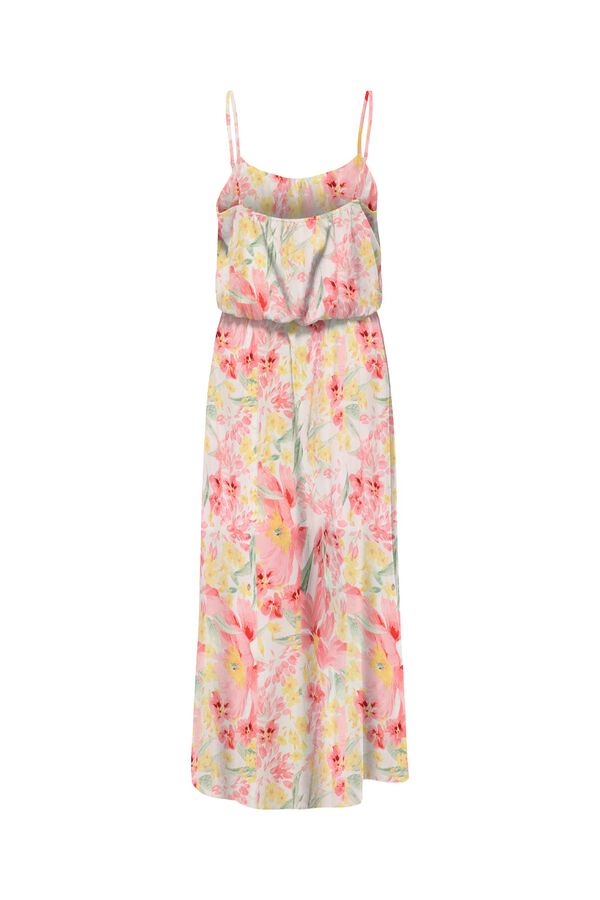 Only Vestido comprido com al&ccedil;as multicolour