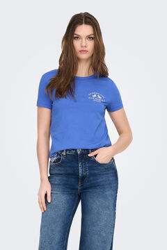 Springfield T-shirt gráfica azulado