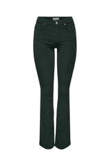 Only Pantalón flared de pana turquesa