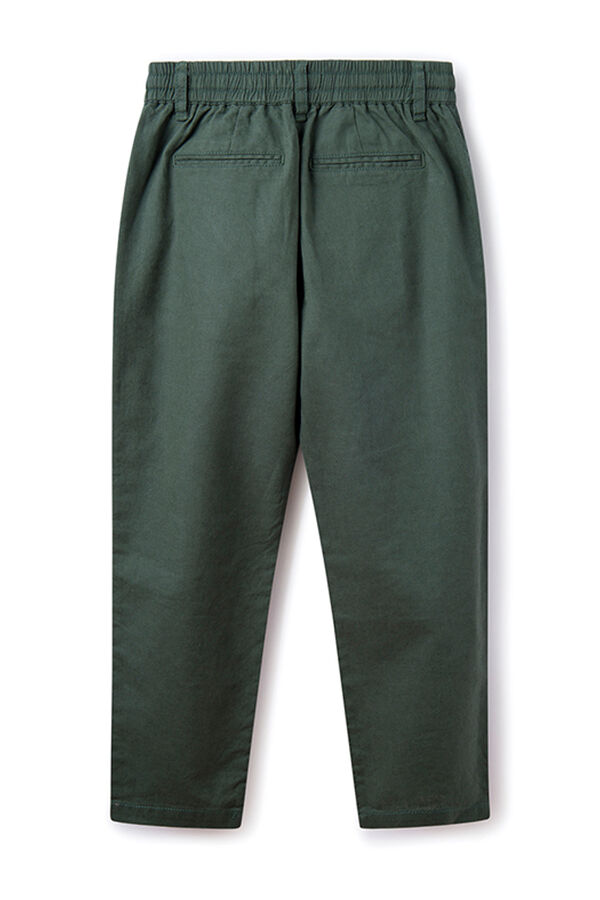 Springfield Kids Pantalon chino lino ni&ntilde;o verde