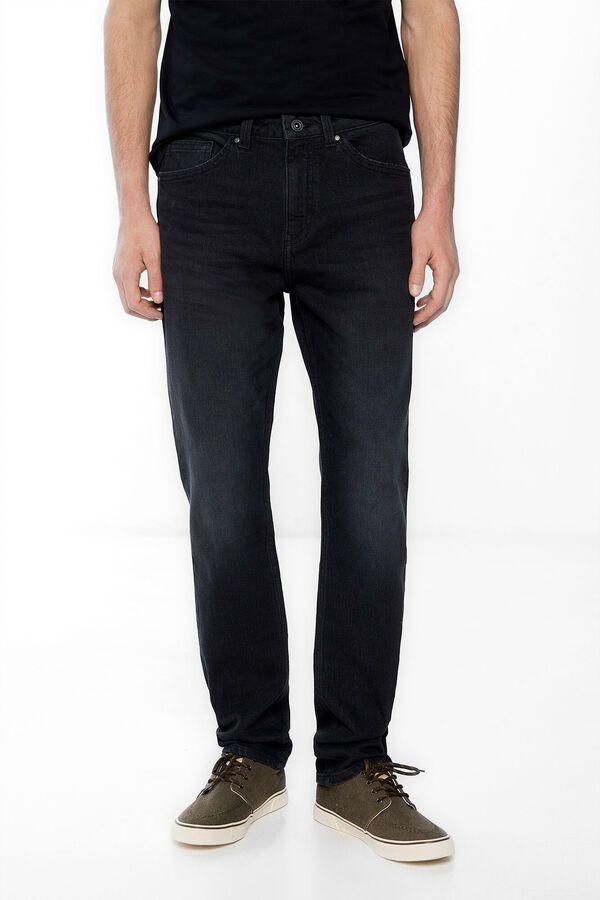 Springfield Jeans regular negro lavado gris