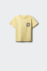 Springfield Kids Camisa de mosaico Navajo para meninos amarelo