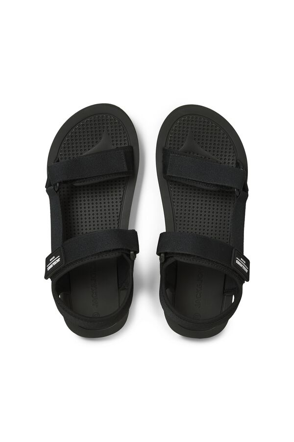 Jack & Jones Sandalias tiras suela ligera negro