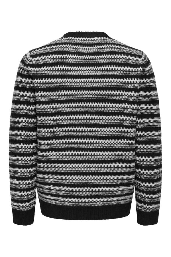 Only & Sons Camisola de gola redonda preto