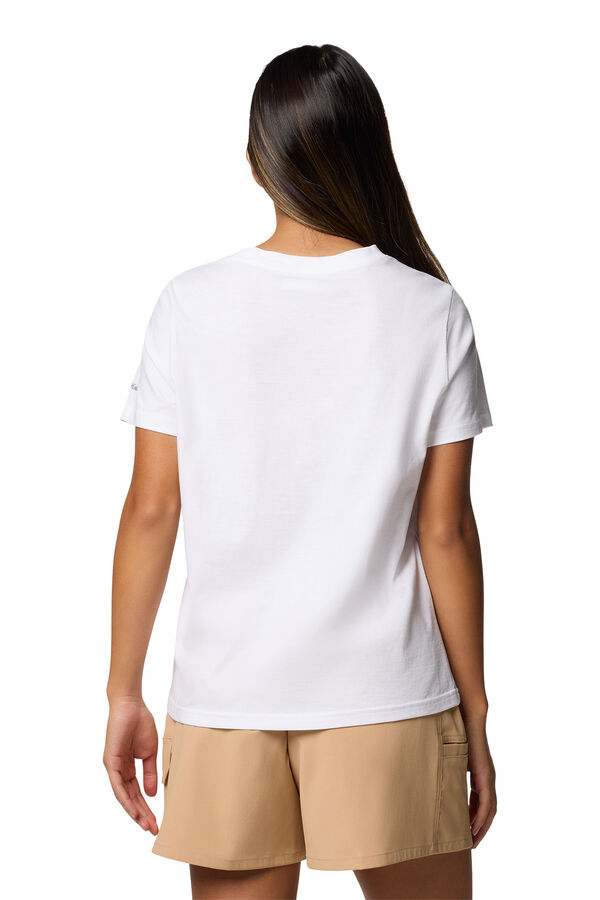 Columbia Camiseta feminina com estampado Rolling Bend™ da Columbia branco