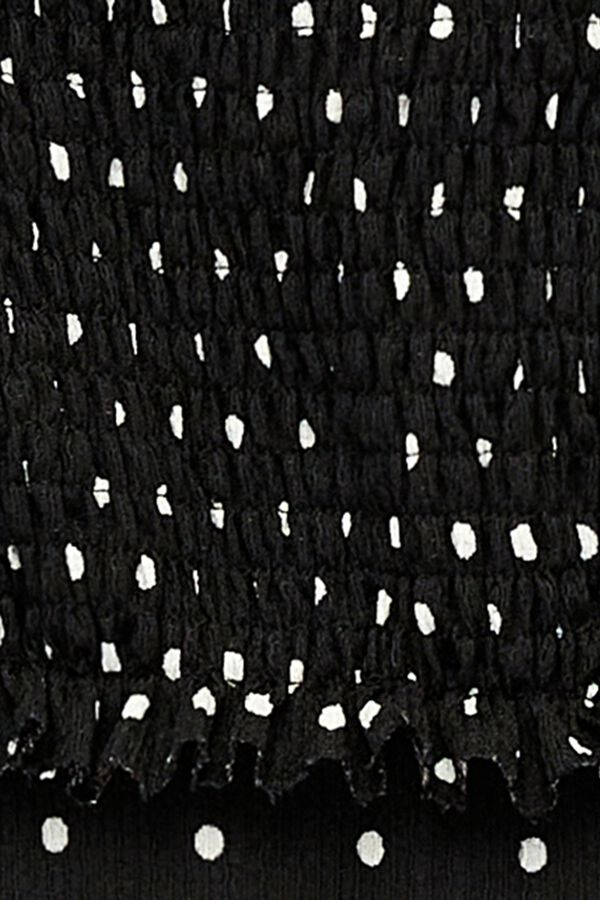Koton Vestido midi de bolinhas preto