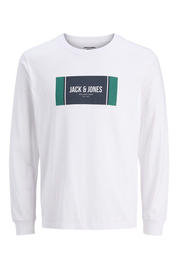 Jack & Jones Camiseta regular fit blanco