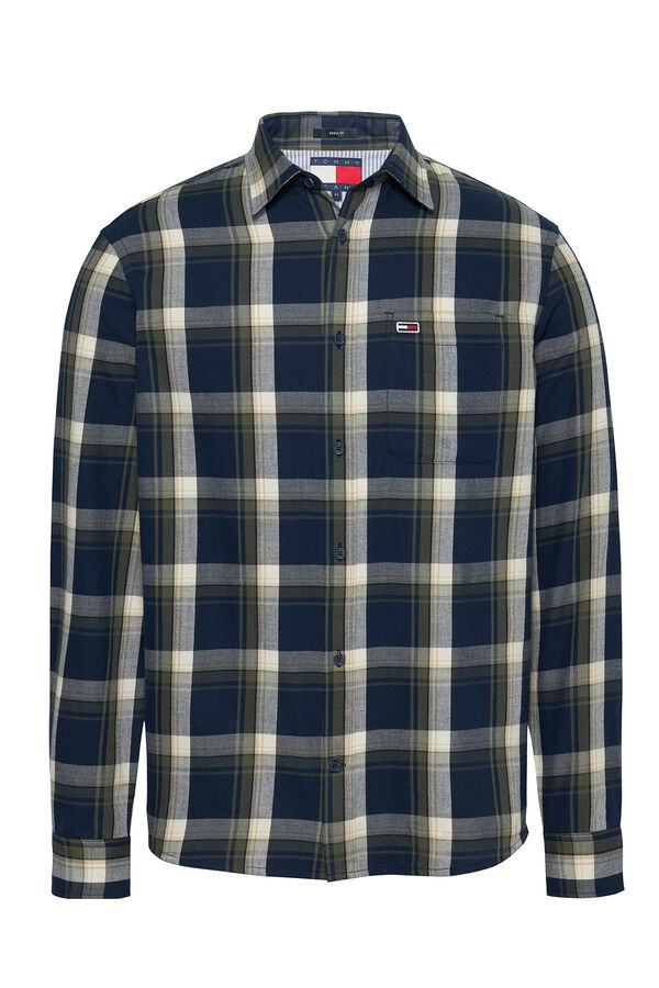 Tommy Jeans Camisa de cuadros de hombre Tommy Jeans azul