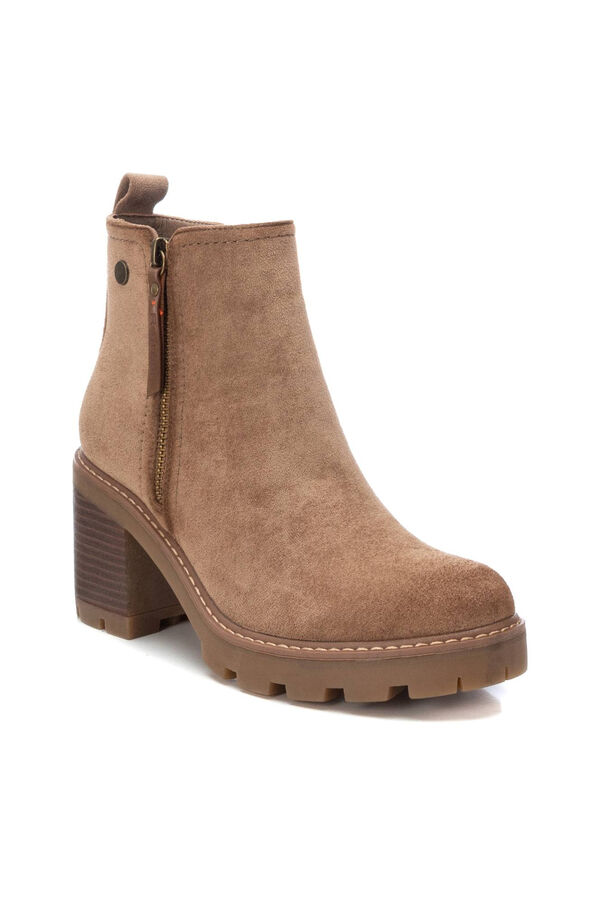 Refresh Botin de antelina beige