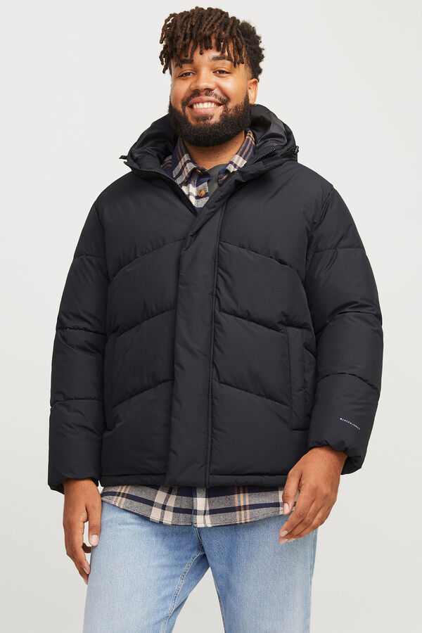 Jack & Jones PLUS Chaqueta acolchada Plus negro