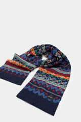 Springfield Bufanda jacquard multicolor azul azul