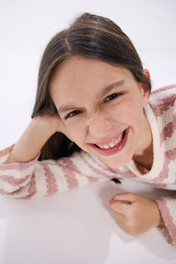 Springfield Kids Jersey piqu&eacute; ni&ntilde;a morado/lila