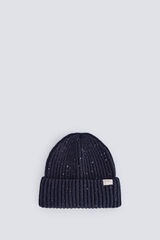 Springfield Gorro beanie punto neps azul