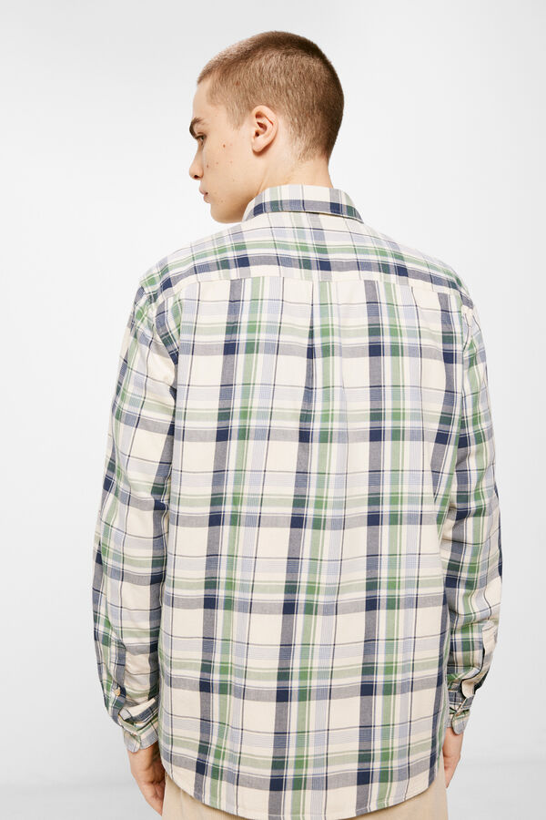 Springfield Camisa aos quadrados branco