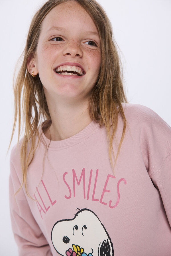 Springfield Kids Sudadera Snoopy ni&ntilde;a rosa