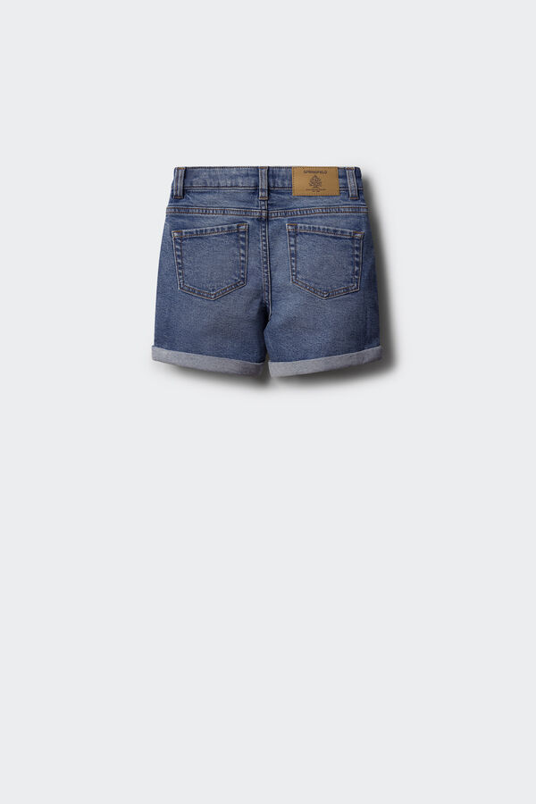 Springfield Kids Bermudas denim rapaz azul