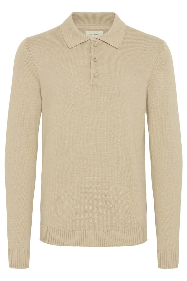 Blend Polo de malha    bege