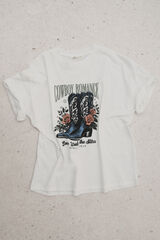 Springfield Camiseta gr&aacute;fica western marr&oacute;n