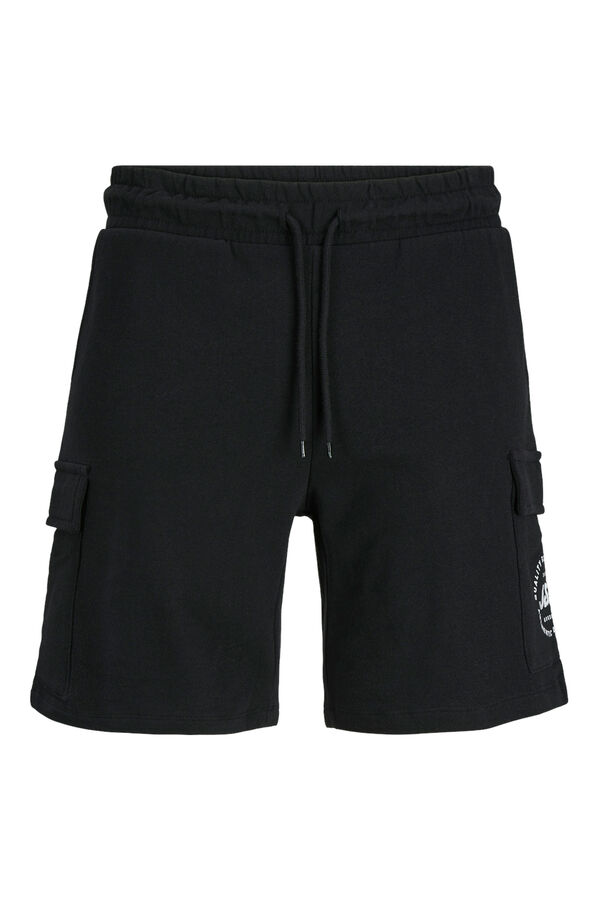 Jack & Jones Pantal&oacute;n corto tipo cargo negro