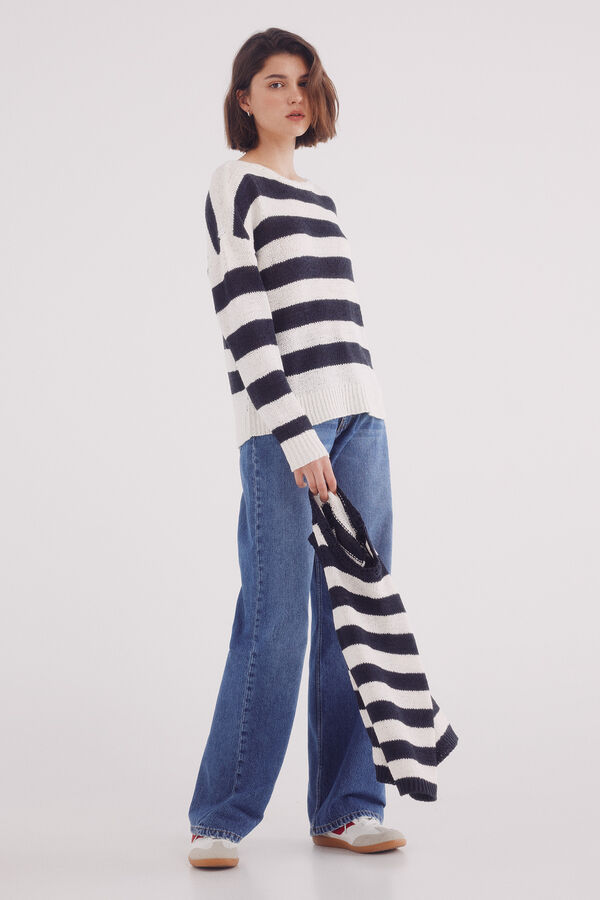 Springfield Jersey rayas azul