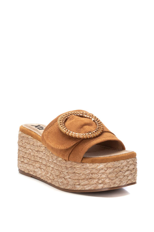 XTI Sandalia de mujer  naranja