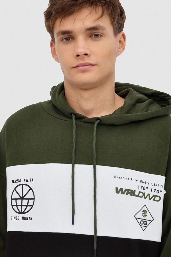 Inside Sudadera Con Capucha verde