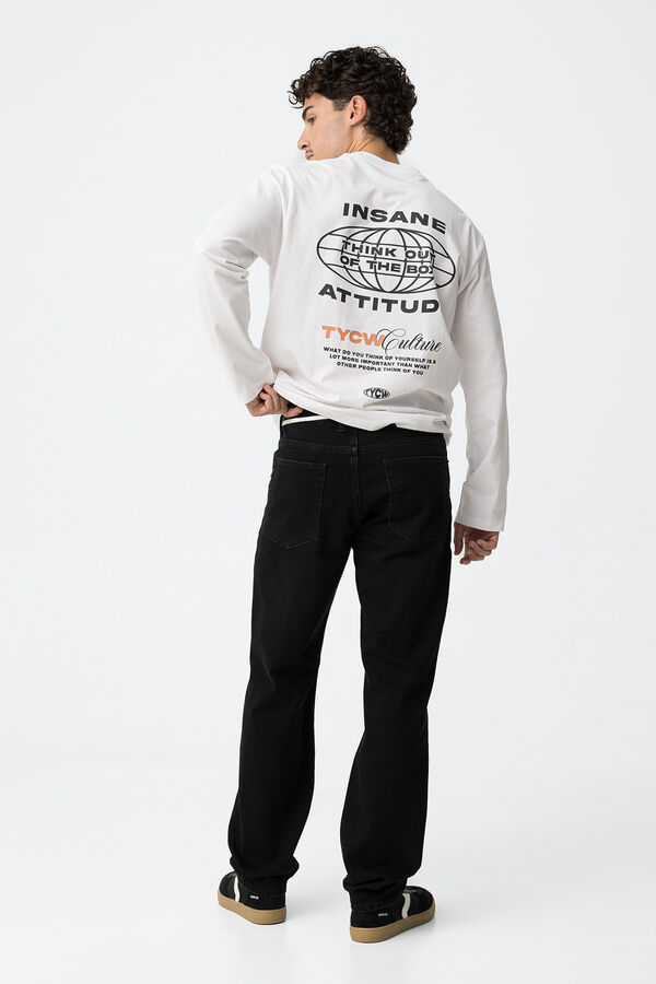 Tiffosi Young Jeans Relaxed Fit preto