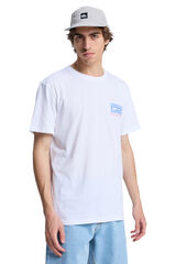Quiksilver T-shirt manga curta branco