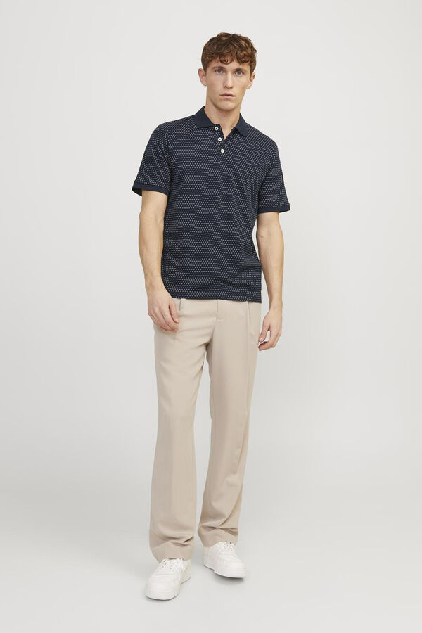 Jack & Jones Polo standard fit estampado azul