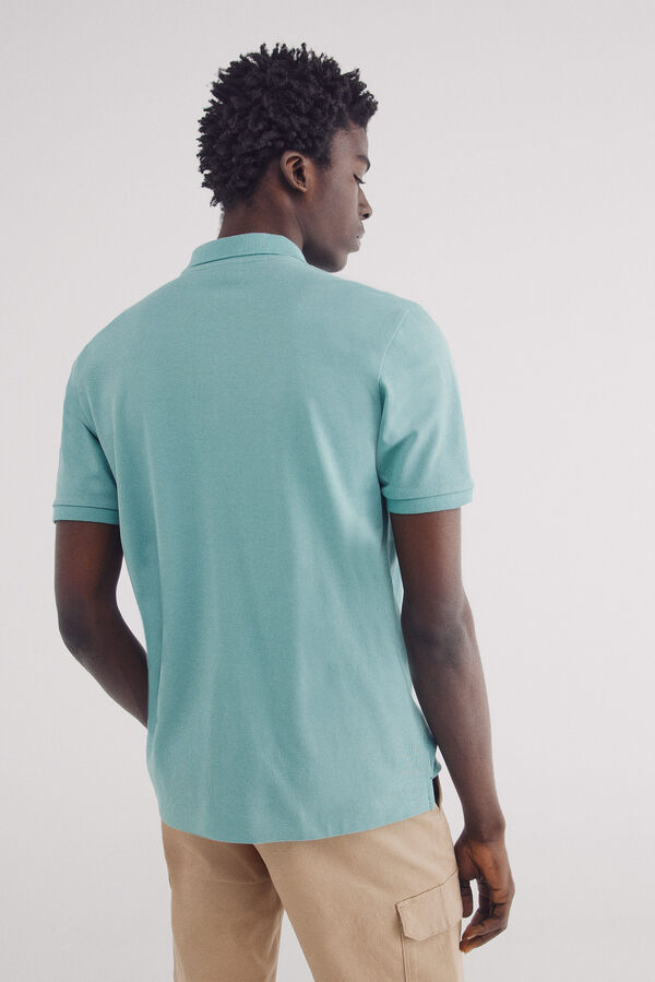 Springfield Polo piqué básico regular fit verde