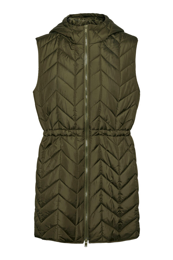 Pieces Colete acolchoado verde