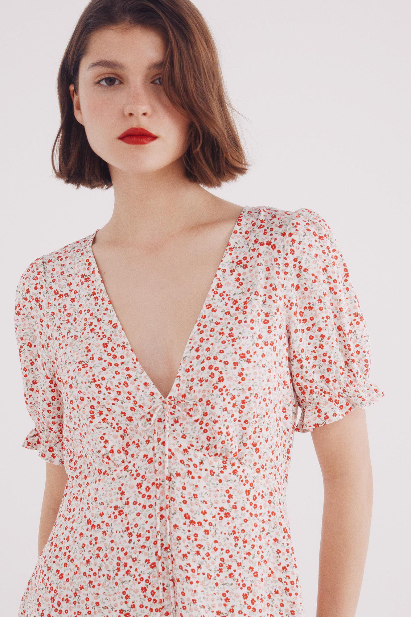 Springfield Vestido curto estampado