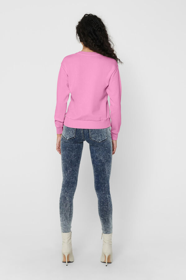 Springfield Sweatshirt gola redonda roxo