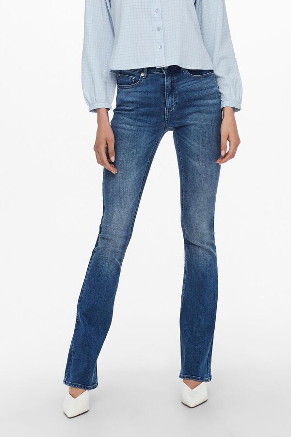 Springfield Jeans Flare azul medio