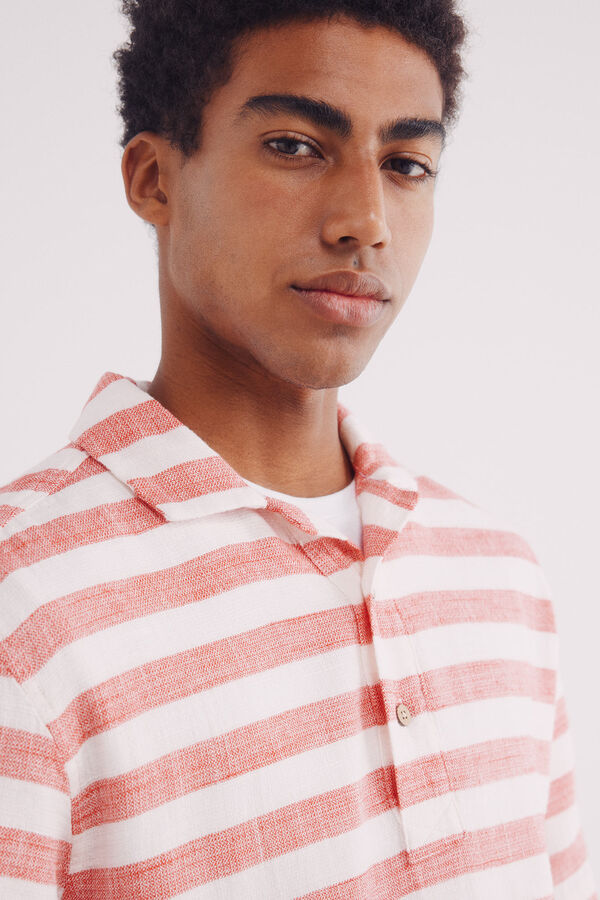 Springfield Camisa r&uacute;stica vermelho