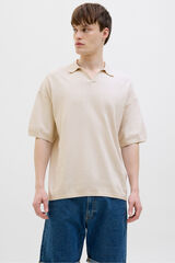 JJ REBEL Polo regular fit gris