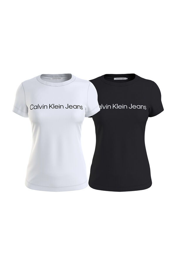 CK Jeans Pack de dos camisetas de manga corta blanco