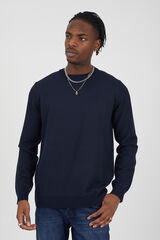 Brave Soul malha jacquard azul