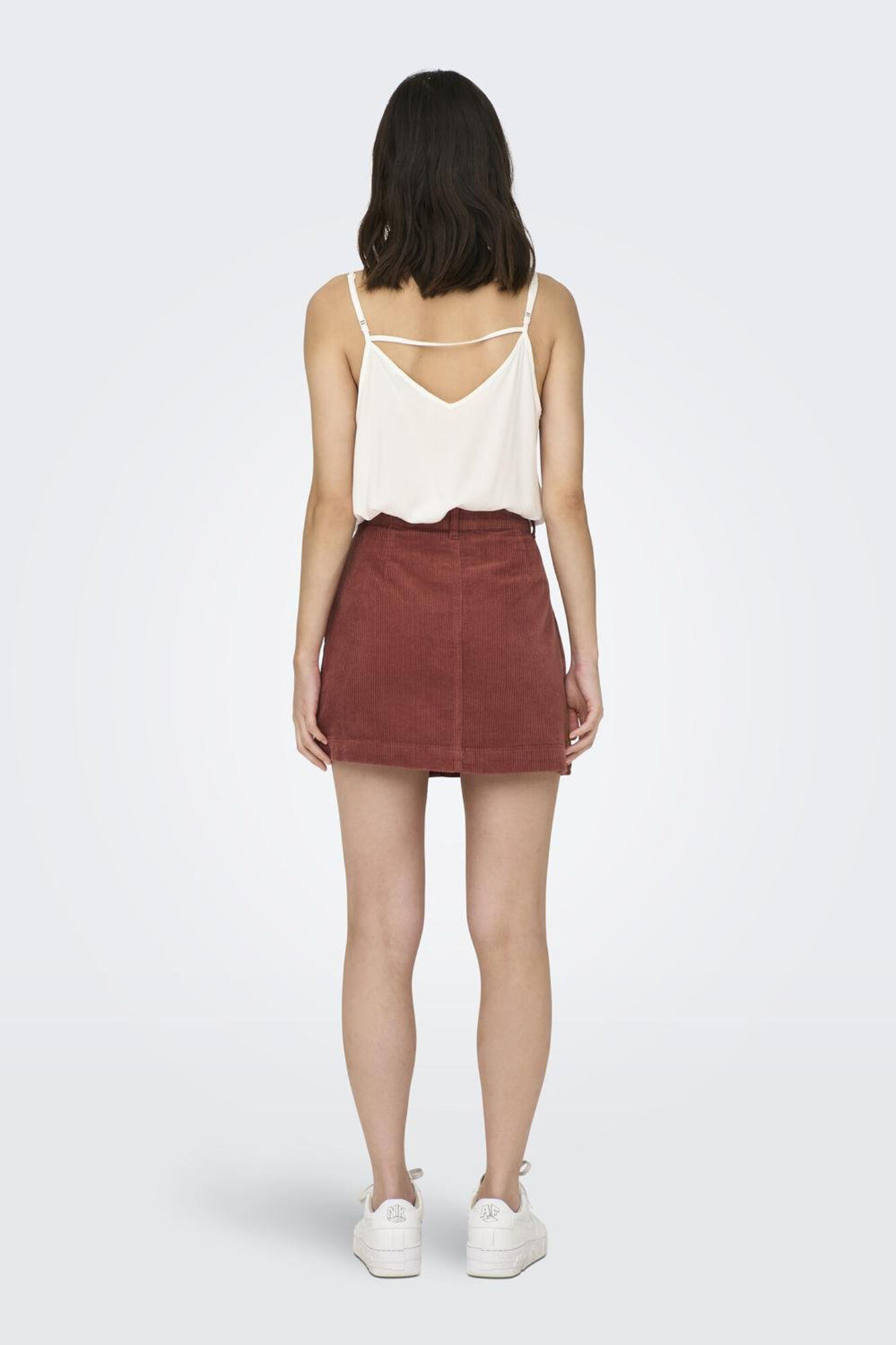 Only Falda corta de pana