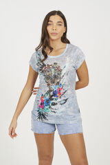 Brave Soul Camiseta manga curta cinzento