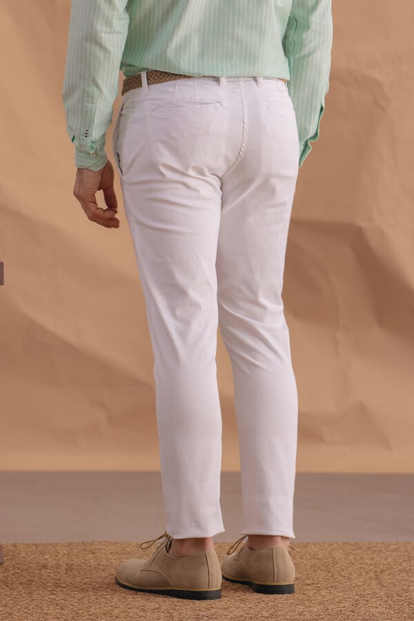 Celopman Chino Skinny blanco