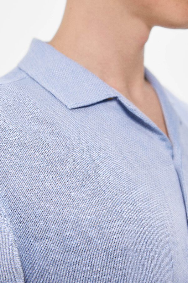 Springfield Camisa leve  azul