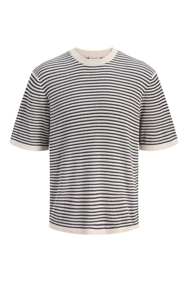 Jack & Jones Camisola de malha relaxed fit bege